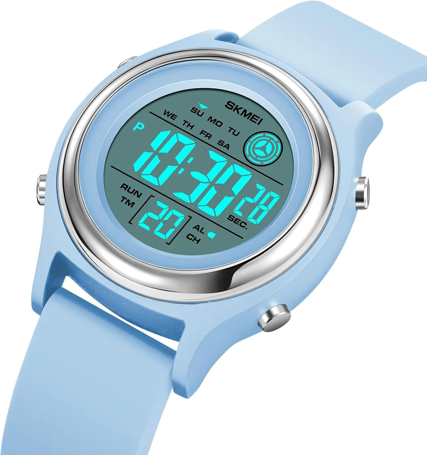 Clock 5Bar violent Waterproof Multifunctional Wristwatch MASTOP Fashion LED Light Digital Sport Watches Stopwatch Calendar 