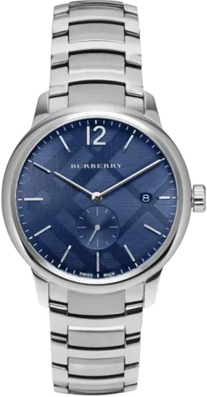 constituent distinguishable Watch 40mm BU10007 Burberry Men's Stainless Steel Bracelet 