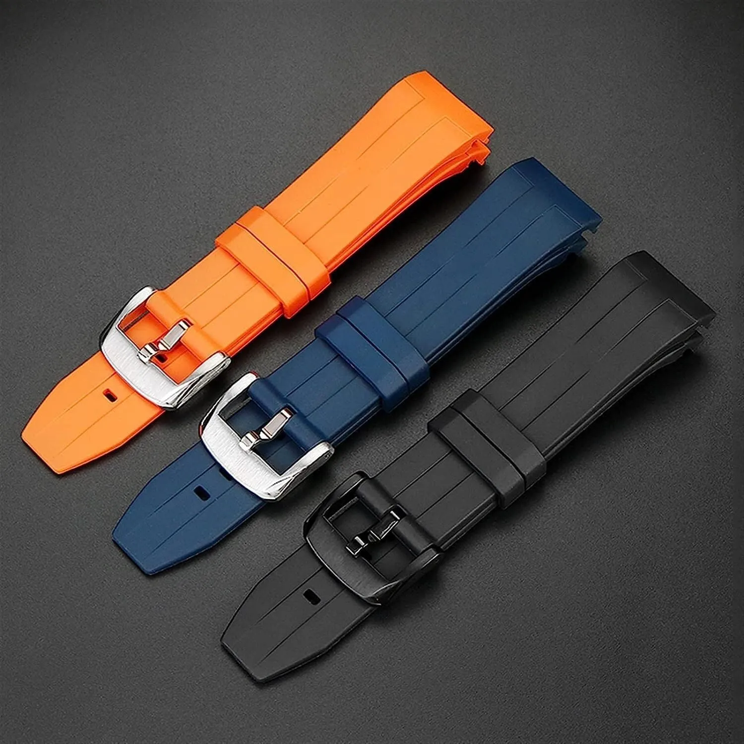 contemporary exalted Men Watch Strap Watchband 22mm Waterproof Rubber Watch Bands For Tissot T120417 T120407 Quartz Dial Sport 