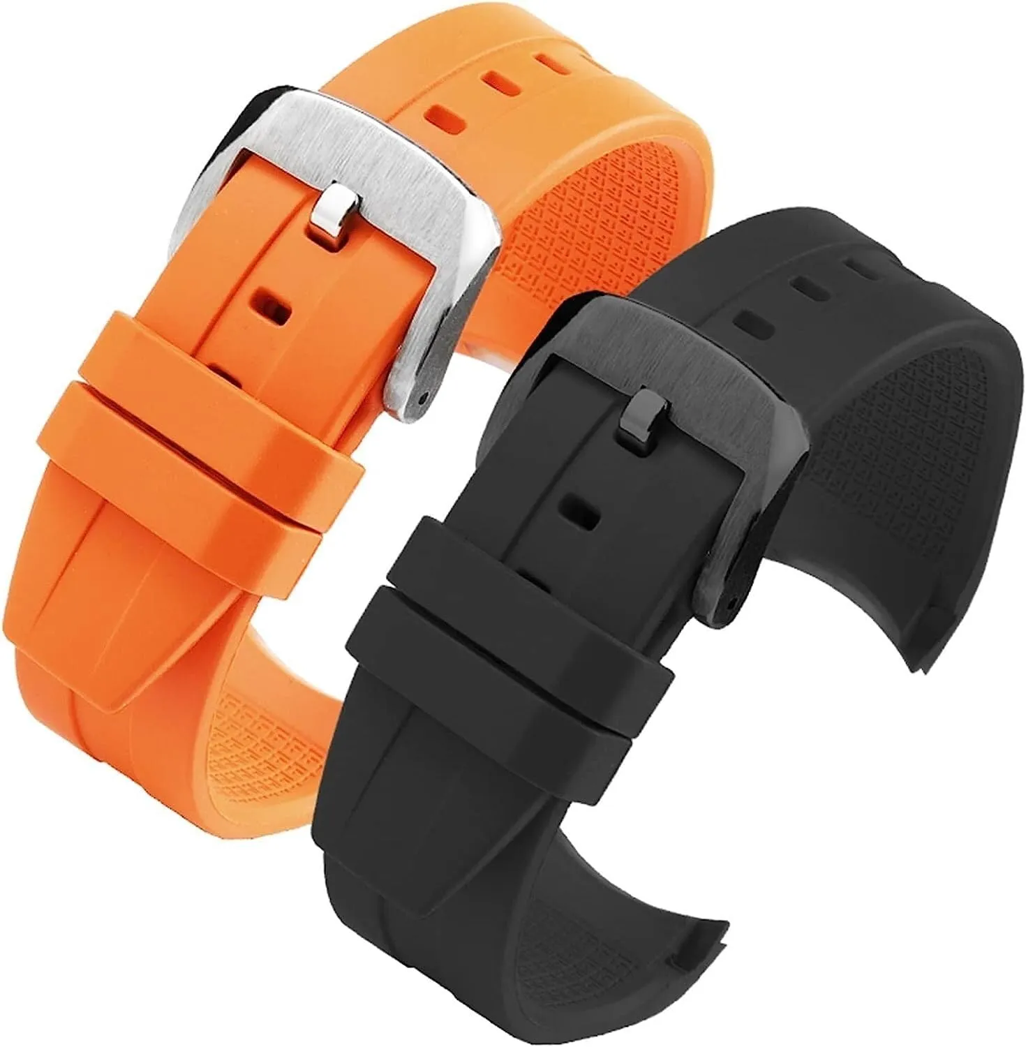 contemporary exalted Men Watch Strap Watchband 22mm Waterproof Rubber Watch Bands For Tissot T120417 T120407 Quartz Dial Sport 
