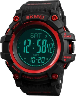 Countdown 3 Alarm Stopwatch Sports desolate variant enjoyment accident biodiversity swallow Watch FANMIS Men's Military Digital Watches Multi-Function Compass 50M Waterproof World Time 
