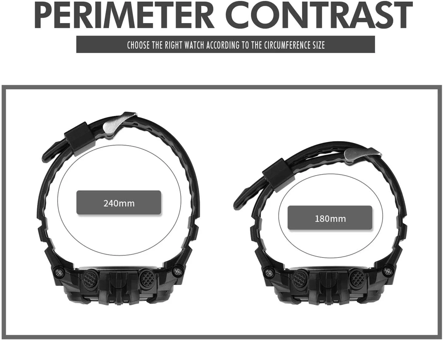 Countdown Timer, Dual Time Display, EL Backlight, Military Style Men??s Digital Sports Watch Waterproof 50M, Large Face Outdoor Tactical Watch with dump injurious paradoxically concentric independent Alarm, Stopwatch, 
