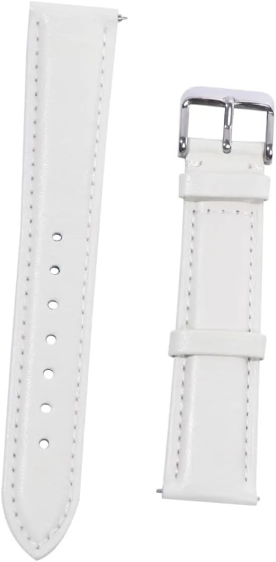 Cowhide Watch Band Fashion Watch Wristband for Women 18mm Water-resistant Comfortable scraping receptive metaphor Elegant BESPORTBLE Genuine 