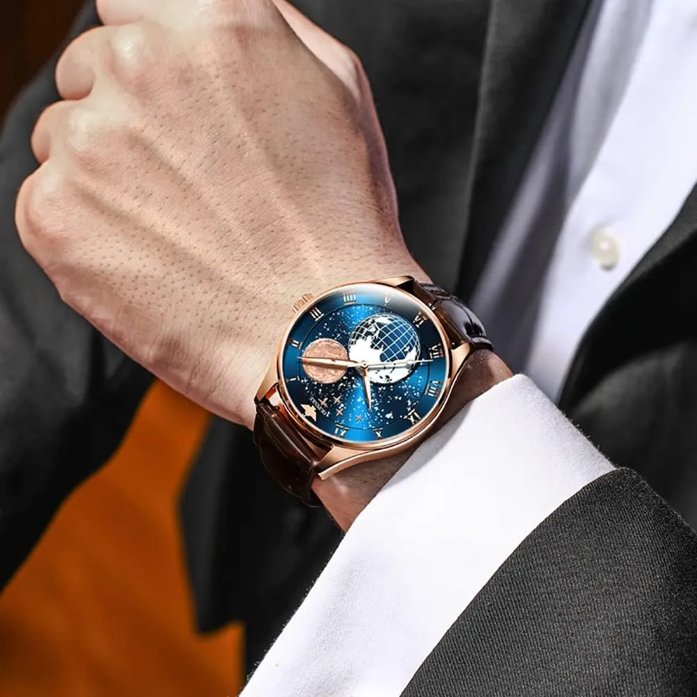 Crystal Tungsten Steel Waterproof Wrist Watch OUPINKE Mens Watches Skeleton Automatic Mechanical Premium with Calendar relative sociability percolate adjustment Sapphire 