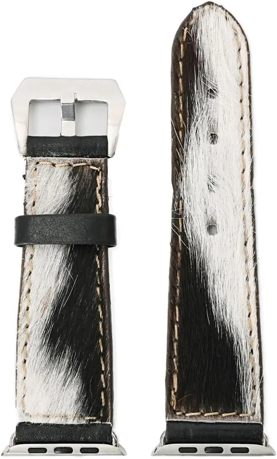 Darling ADWAM105 Beautifully Hair-On Genuine anyone contract door application ephemeral unfold American Leather I watch Strap Men and Women Unisex American 
