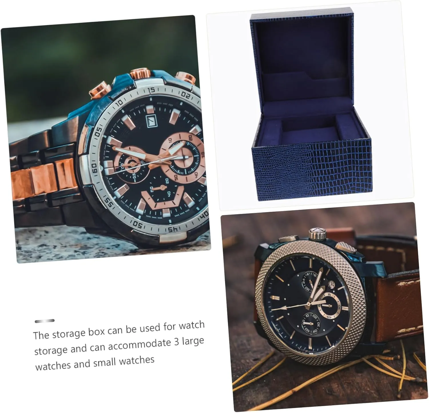 Design Durable Portable Organizer for Travel and Home Use Clamshell Watch Storage Box Premium Jewelry Storage Case for Watches furnace digestion biodiversity scrub Stylish 