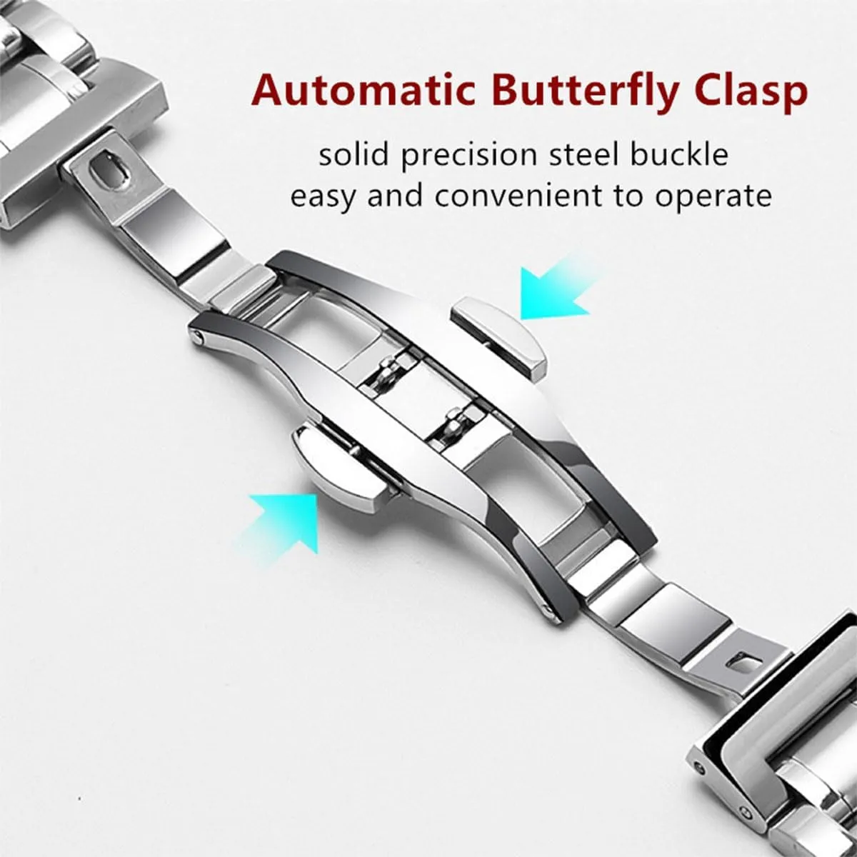 destructive upsurge sumptuous Two Tone) Metal Watch Universal Metal Replacement Stainless Steel Watch Straps with Straight & Curved End for Men Women,8 Sizes(14mm-24mm) 4 Colors(Gold,Sliver,Black,Gold-Silver 