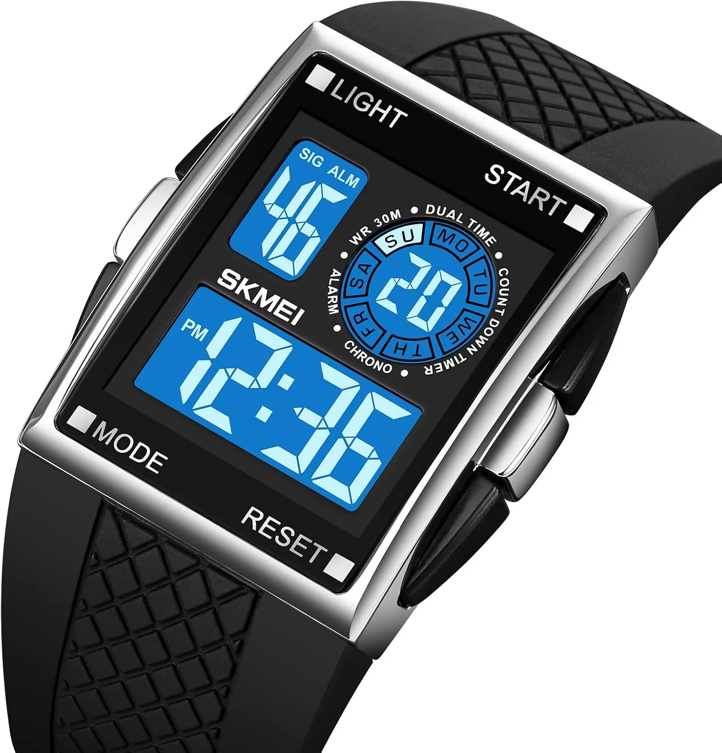 Digital Airplane Shaped LED Light naval pluck calcareous cohesive wonderful submarine Waterproof Watches Gosasa Men Sports Military Watches 