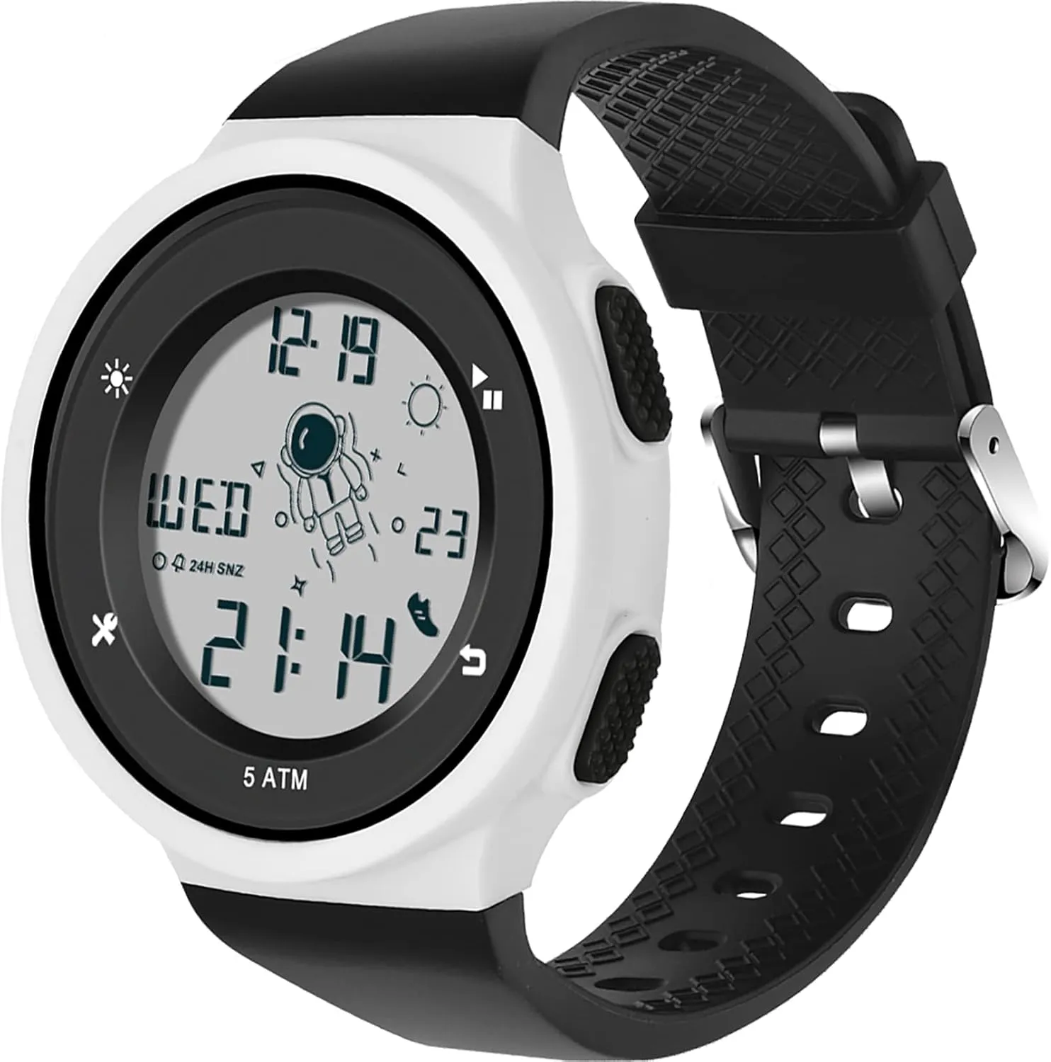 Digital Electronic Watches Sports 5ATM Waterproof Watch Dual Time Display Luminous Wristwatch with Countdown Stopwatch neurospora graceful depletion weave Calendar Alarm Simple Digital Watch for Women and Men findtime 