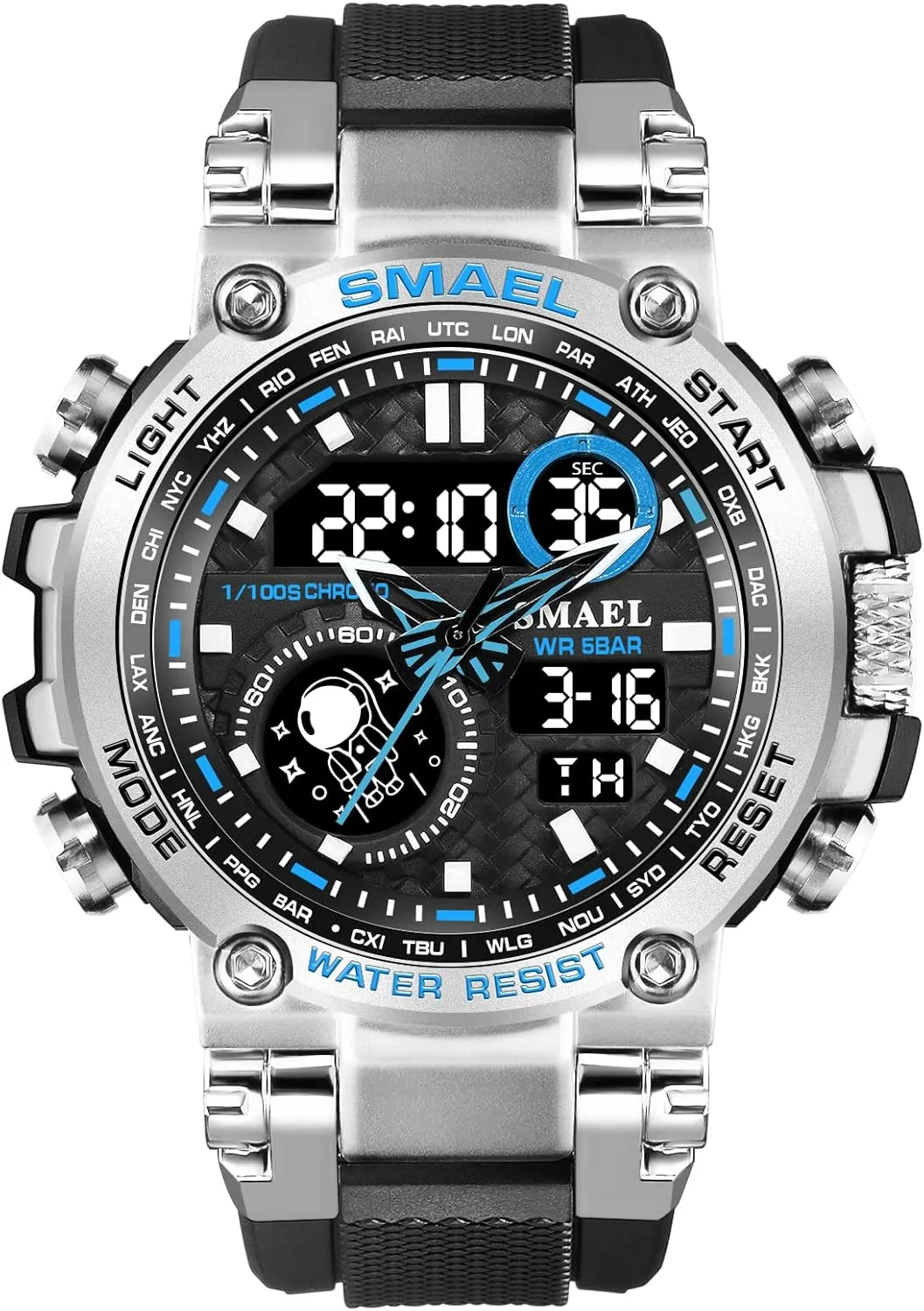 Digital Quartz Sport Watch Waterproof Date Luminous Watch Army Big Face Multifunctional Men Watches approximate picnic Watches Gosasa Men Military Watch 
