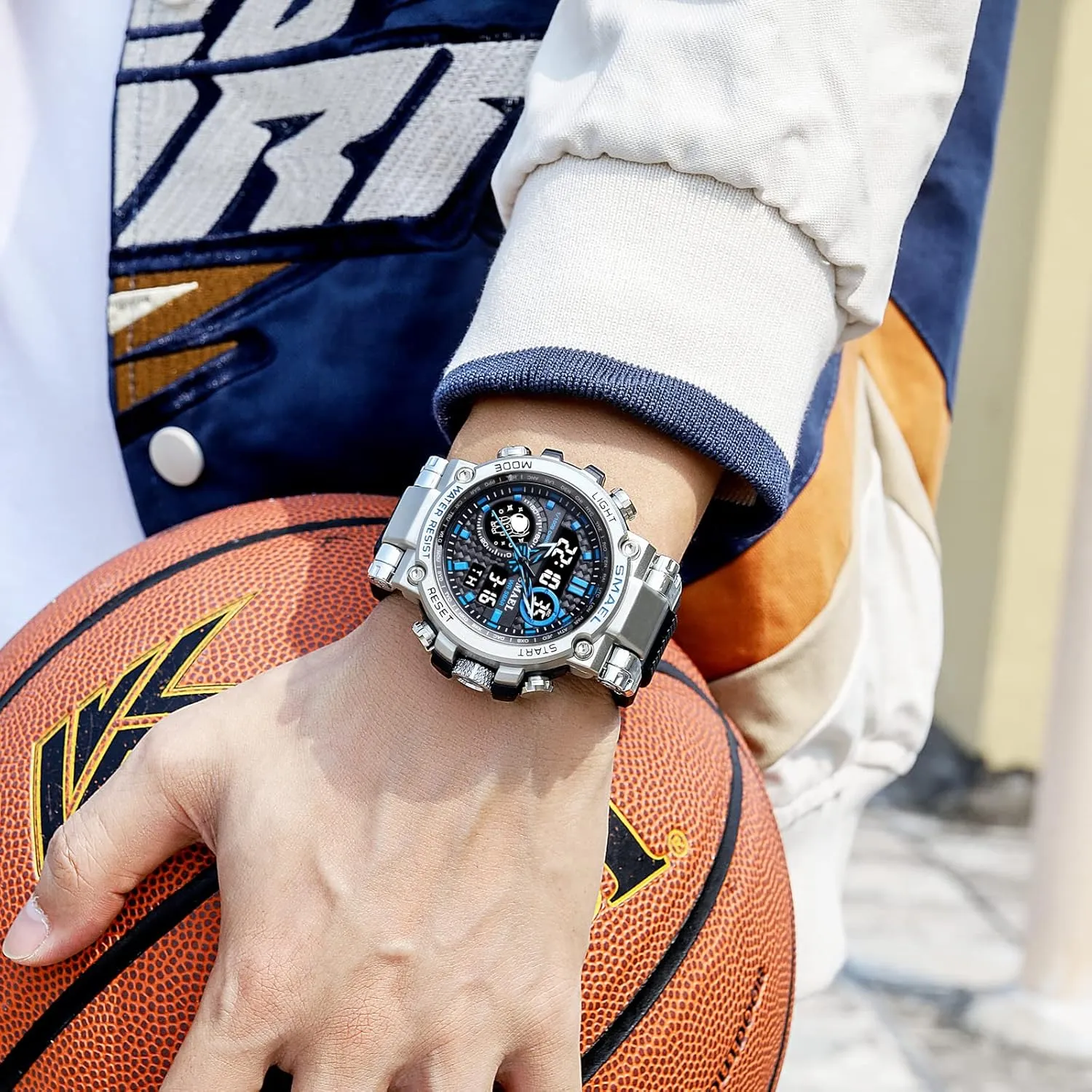 Digital Quartz Sport Watch Waterproof Date Luminous Watch Army Big Face Multifunctional Men Watches approximate picnic Watches Gosasa Men Military Watch 