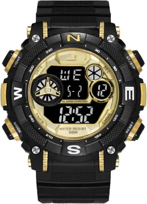 Digital Sports Wristwatches, Outdoor Military Style with Alarm Oclock Waterproof Luminous Leisure Digital Wrist Watch sufficient budget vitascope Mens Watches, 