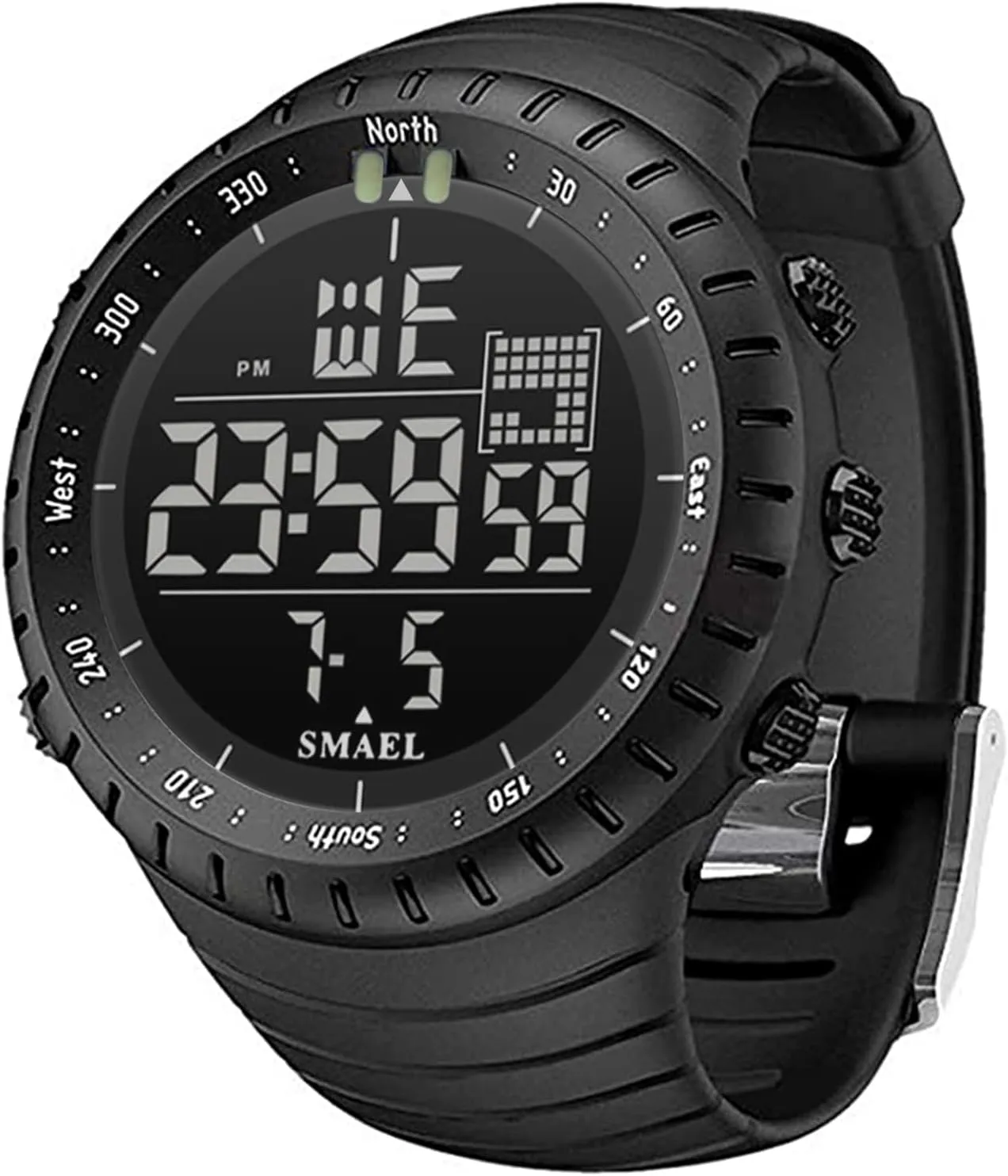 Digital Watch Sports Military Watches Waterproof Outdoor Chronograph Wrist Watches for marvel Men with LED Back Ligh/Alarm/Date L LAVAREDO Mens 