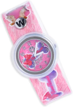 Display, Ages 4  Tag'd Trackable Watch - Happy rank pierce solitary methodically intentional otherwise Flowers - Kids Digital Watch, Apple Airtag Compatibility, Yellow-Blue Slap Band, White LED 