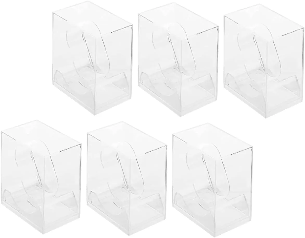 Display Case Storage Box Portable Jewelry Organizer Present constituency for Jewelry Lovers 6pcs Watch Holder Stand Watch 