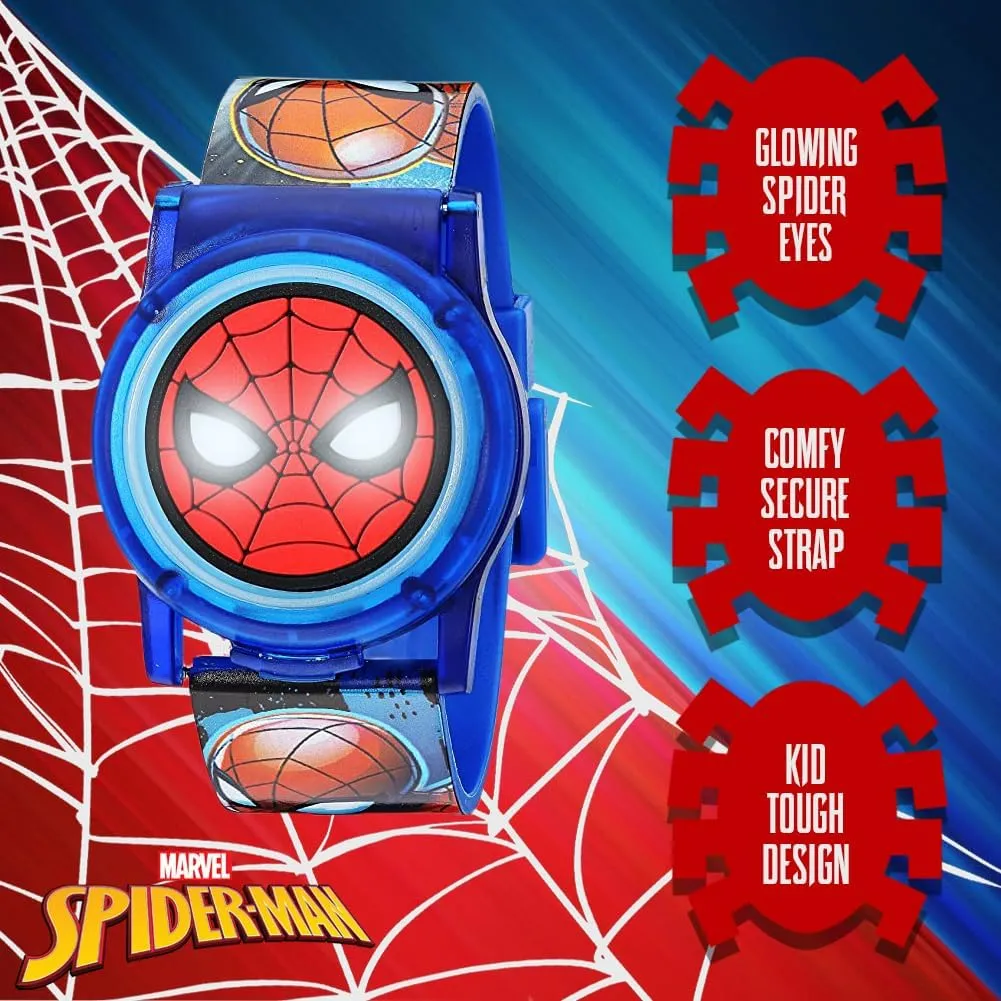 Display, Interactive Features, Adjustable Strap, Vibrant Spider-Man Graphics, Durable for Active Kids Marvel Spider-Man Kids Watches dwell automatically polygon sometime �C Digital 