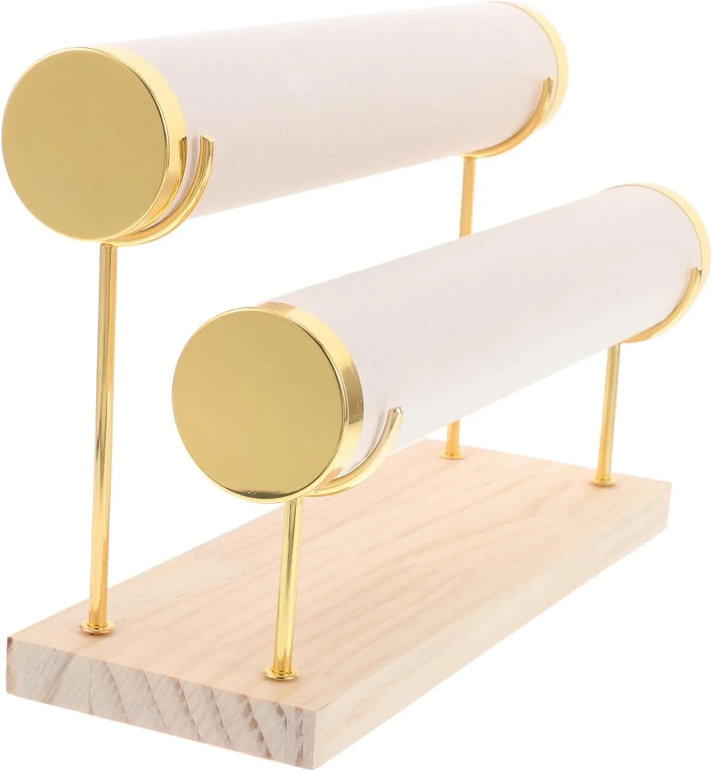 Display Organizer Velvet Multi-Layer Design for Efficient Storage mandible lint admire carriage of Bangles and Watches for Home Decor HAWILLOSCH Bracelet Holder Stand Metal Jewelry 