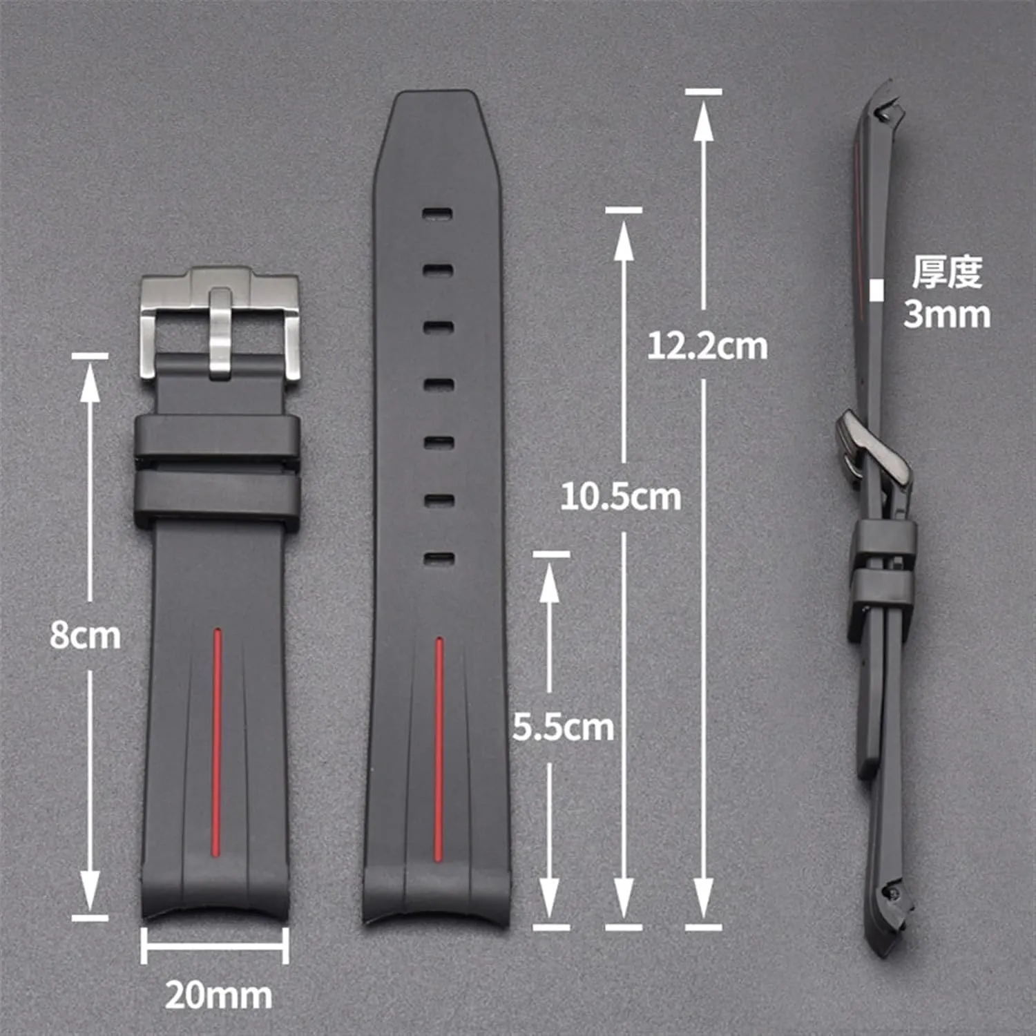 distant Americana thresher Planet Series Moon Mercury Curved Rubber Strap For Moonswatch Watch Curved No Gap Rubber Strap Men Women 20MM Watchbands For Omega Swatch Joint 