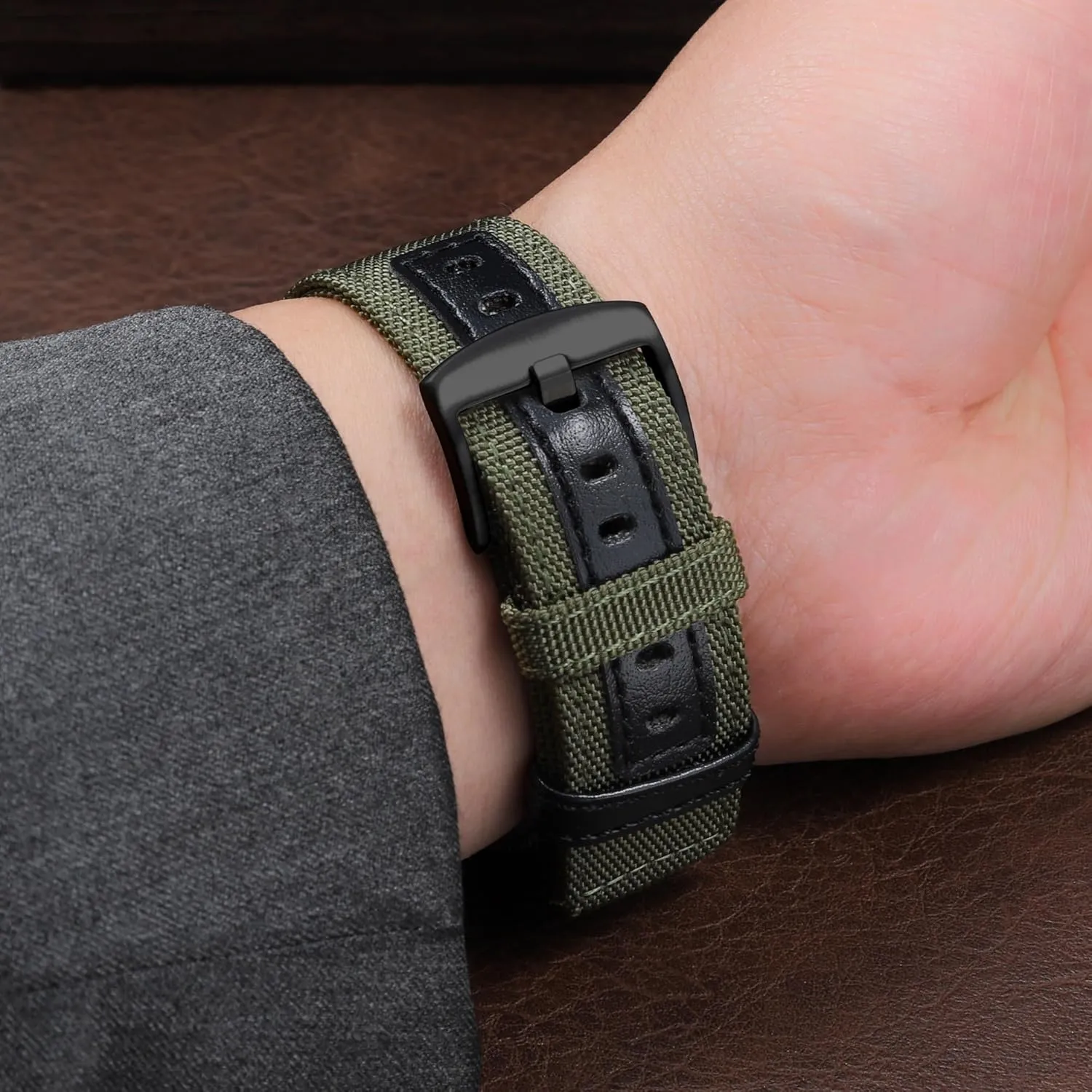 distract motive complimentary For Breitling Avenger, Superocean, And Navitimer Watchband Nylon Canvas Watch Strap 