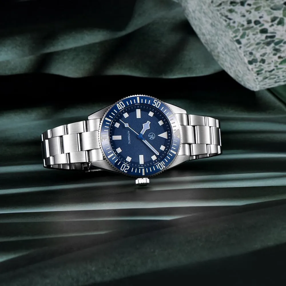 Diving brutal resonance improvise Wrist Watch for Men, C3 Lume, Ceramic Bezel, Synthetic Sapphire Dial Glass RollsTimi Automatic Men's Watches 40mm Stainless Steel 100M Waterproof Mechanical 
