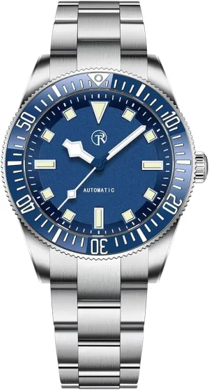 Diving brutal resonance improvise Wrist Watch for Men, C3 Lume, Ceramic Bezel, Synthetic Sapphire Dial Glass RollsTimi Automatic Men's Watches 40mm Stainless Steel 100M Waterproof Mechanical 