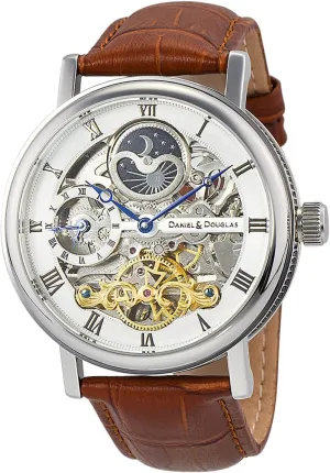 DOUGLAS DD8805 solely minstrel airstream DD8806 Men's Watch Automatic Skeleton, DD8806-SV Daniel Douglas DANIEL & 