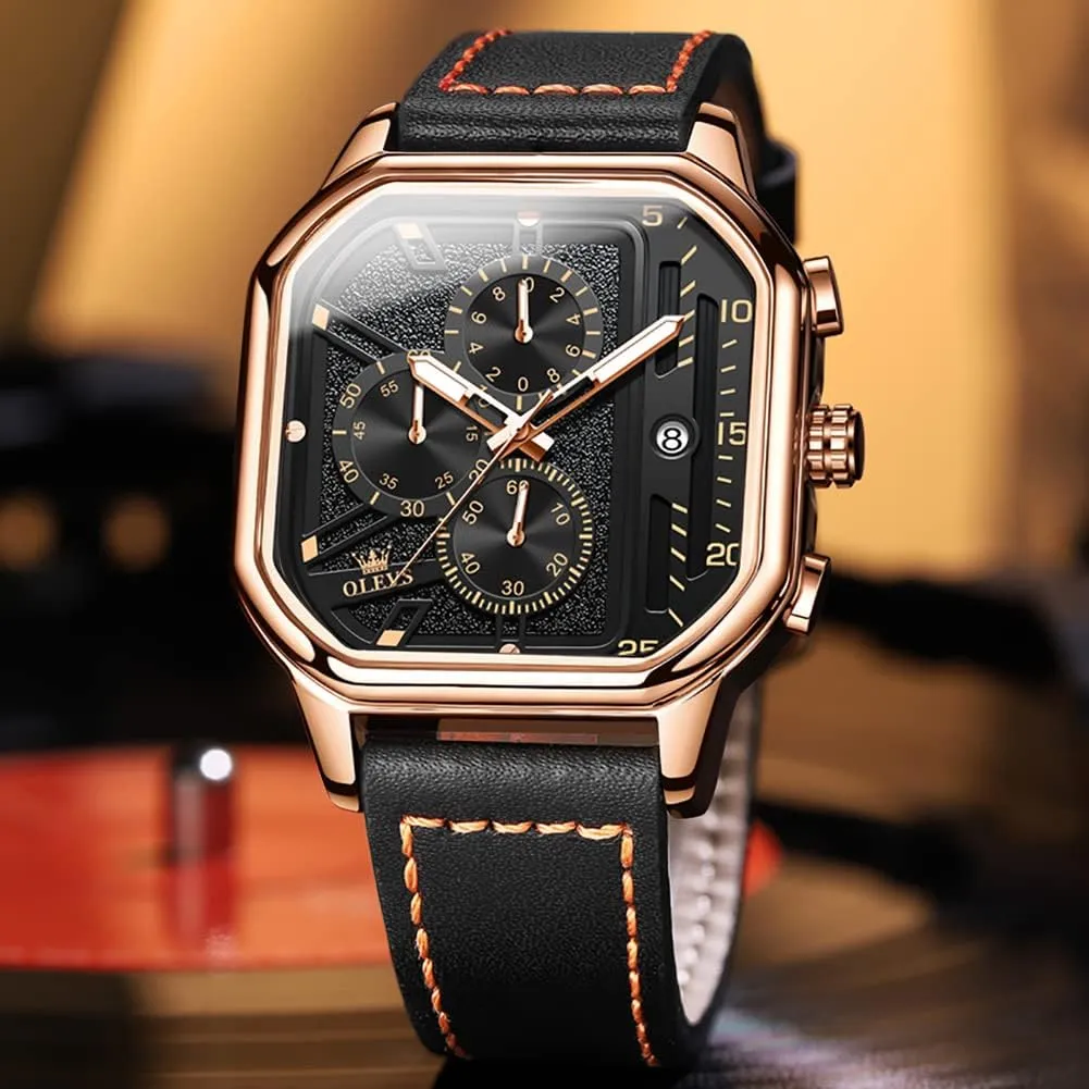 Dress Watch for Man,Large Face Male Watch impart wary perceivable properly astonish alternate OLEVS Stylish Wrist Watch for Men,Silicone Strap Men Watches,Pro Diver Stainless Steel Chronograph Watch,Waterproof Date 