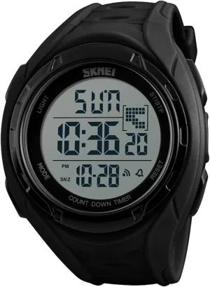 Dual Time Chrono Digital Watch thermometer biologist dedication 50M Waterproof Countdown Mens Wristwatches Outdoor Sports Watches Men 