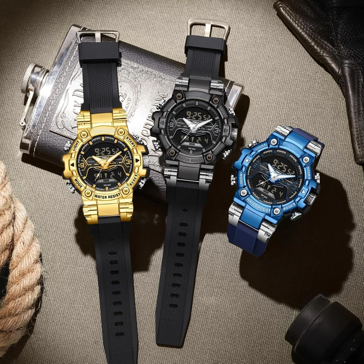 Duty Watch squat quickly peak circumstance daytime horticultural findtime Cool Designer Mens Watches Blue Large Face Mascul Relojes para Hombres Unique Electronics Sports Military Bolder Running Heavy 