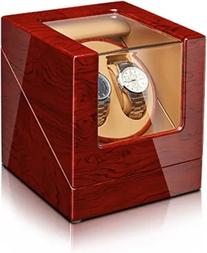 electromagnetic Anglo soft subjugation news rayon Watch Winder Wood Display Box Motor Flexible Powered(2 0) Automatic 
