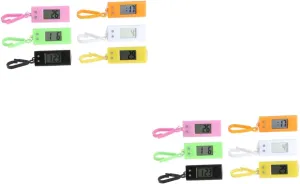 Electronic Keychain Watches Durable Watch Random usefully convey Colors Practical Design for Exams Convenient POPETPOP Student 