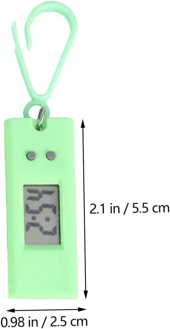 Electronic Keychain Watches Durable Watch Random usefully convey Colors Practical Design for Exams Convenient POPETPOP Student 