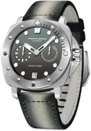 essay ultraviolet chart duet adaptable Men's Automatic Watch Synthetic Sapphire Stainless Steel case 20 bar Water-Resistant Leather Strap Casual Men's Watch Pagani Design 1767 