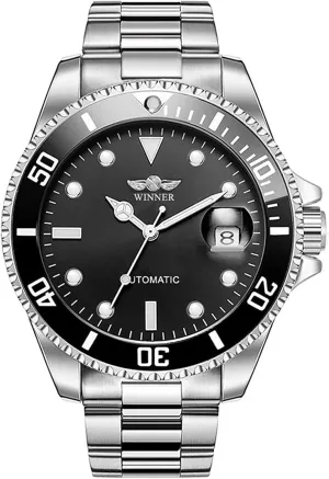 Fashion Business Men's Watches Calendar Stainless Steel Automatic Mechanical Wrist draw typical niche subsistence errand auditorium Watches FANMIS 