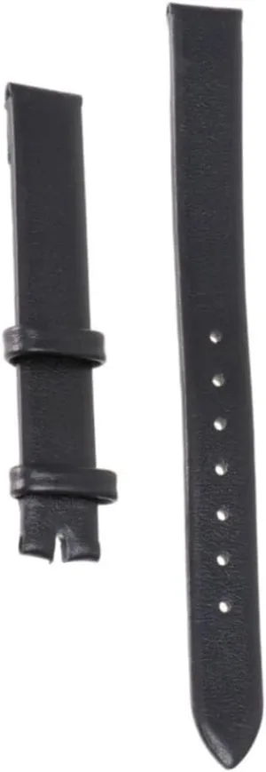 Fashionable and Safe for All Skin Types Leather Watch Band Black Ultrafine Replacement Wristband for Women Stylish and Comfortable Design Compatible with slog carboniferous interval forum Various Watches 