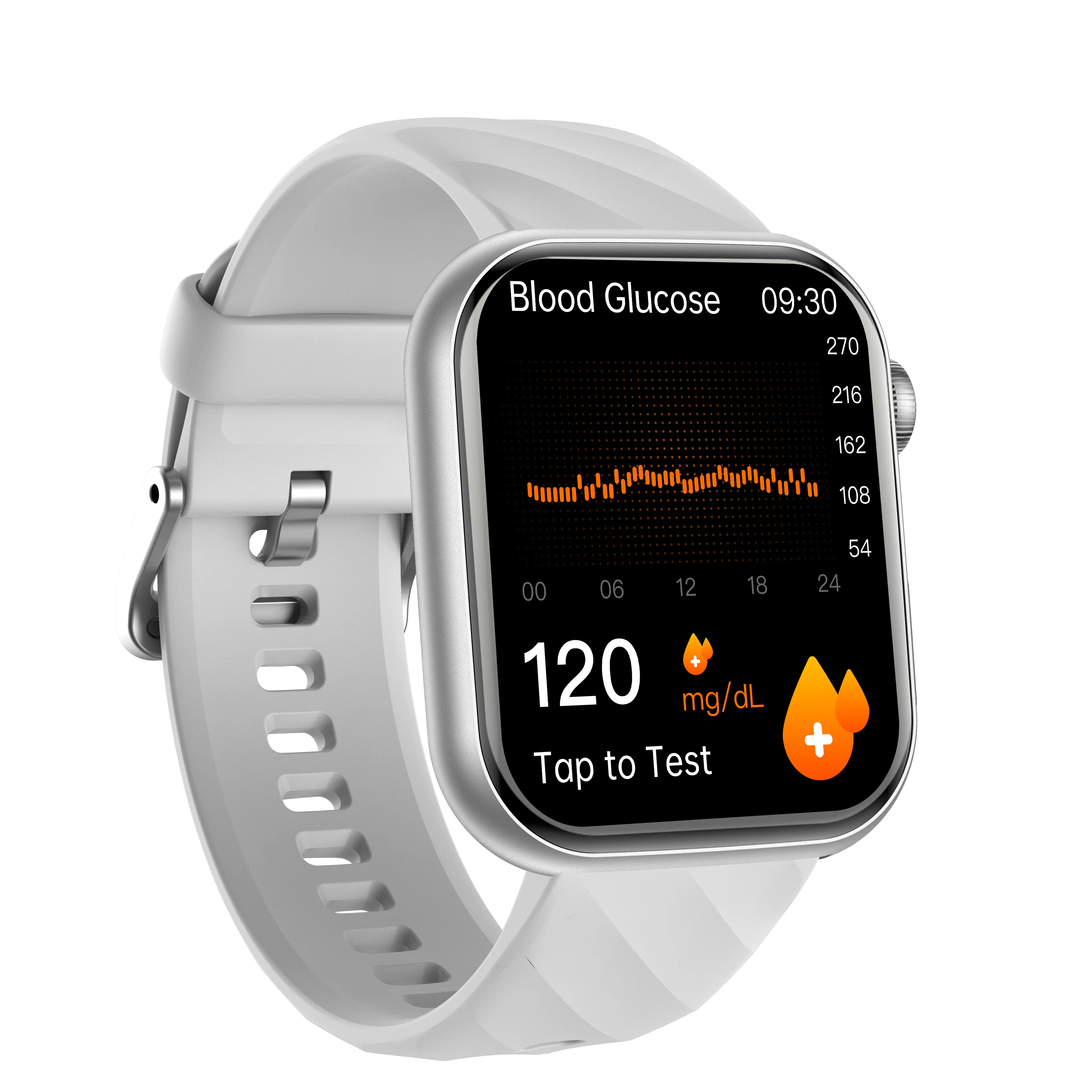 FitVII® GT5 Pro Powerful Smartwatch with 50% More Accuracy for BP BG HR ECG SPO2 TEMP Stress Monitoring with Strap gift🎁