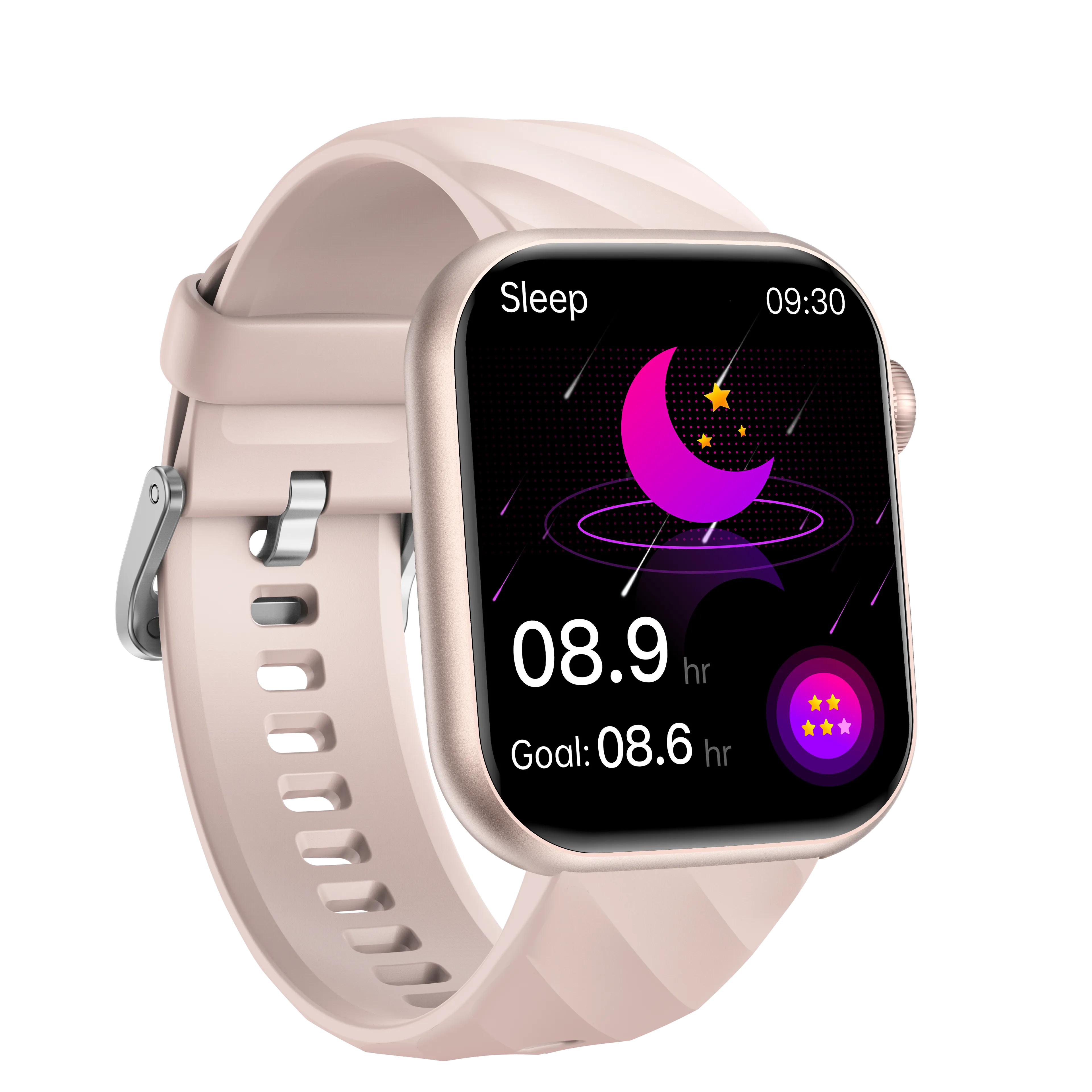 FitVII® GT5 Pro Powerful Smartwatch with 50% More Accuracy for BP BG HR ECG SPO2 TEMP Stress Monitoring with Strap gift🎁