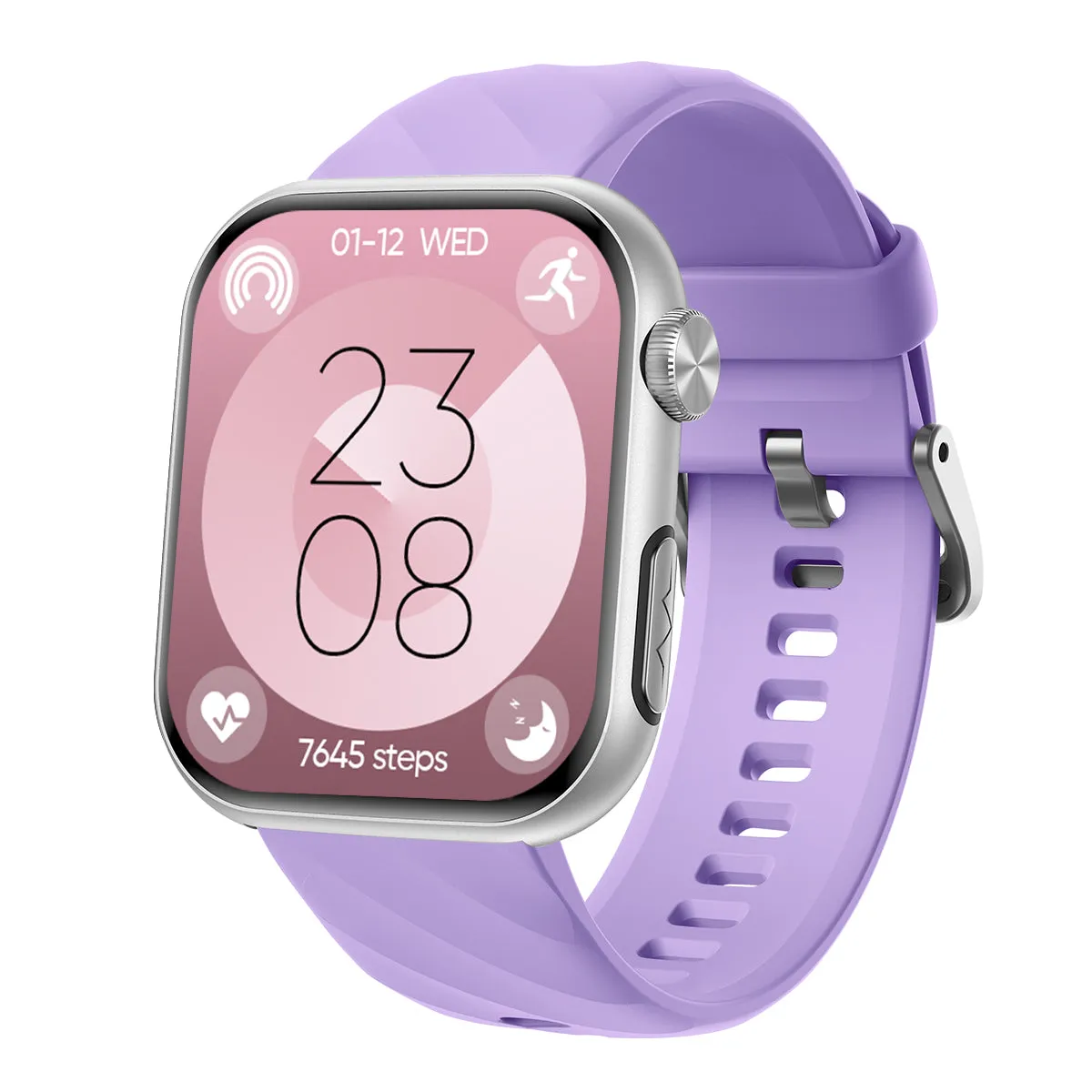FitVII® GT5 Pro Powerful Smartwatch with 50% More Accuracy for BP BG HR ECG SPO2 TEMP Stress Monitoring with Strap gift🎁