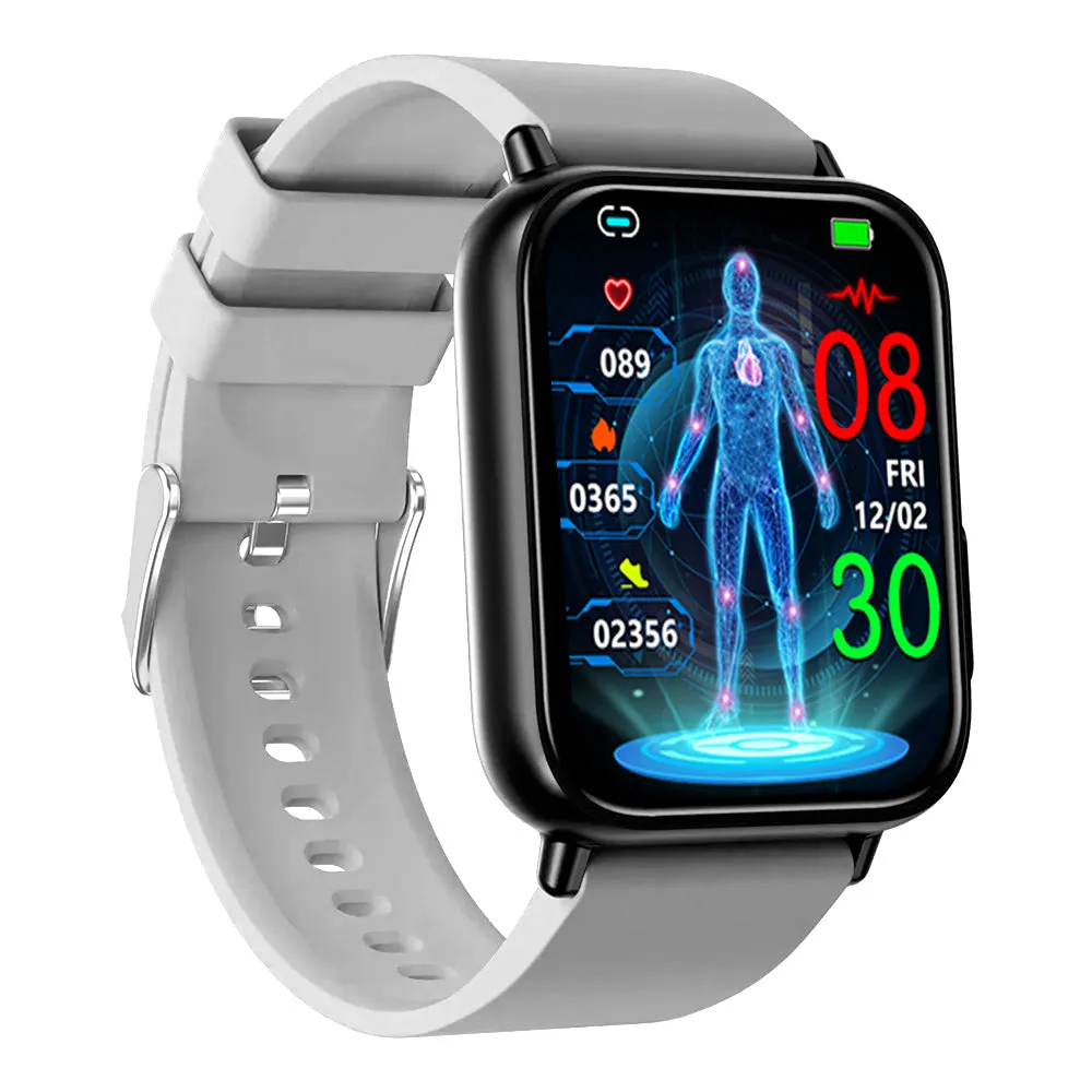 FitVII® GT5 Pro Powerful Smartwatch with 50% More Accuracy for BP BG HR ECG SPO2 TEMP Stress Monitoring with Strap gift🎁