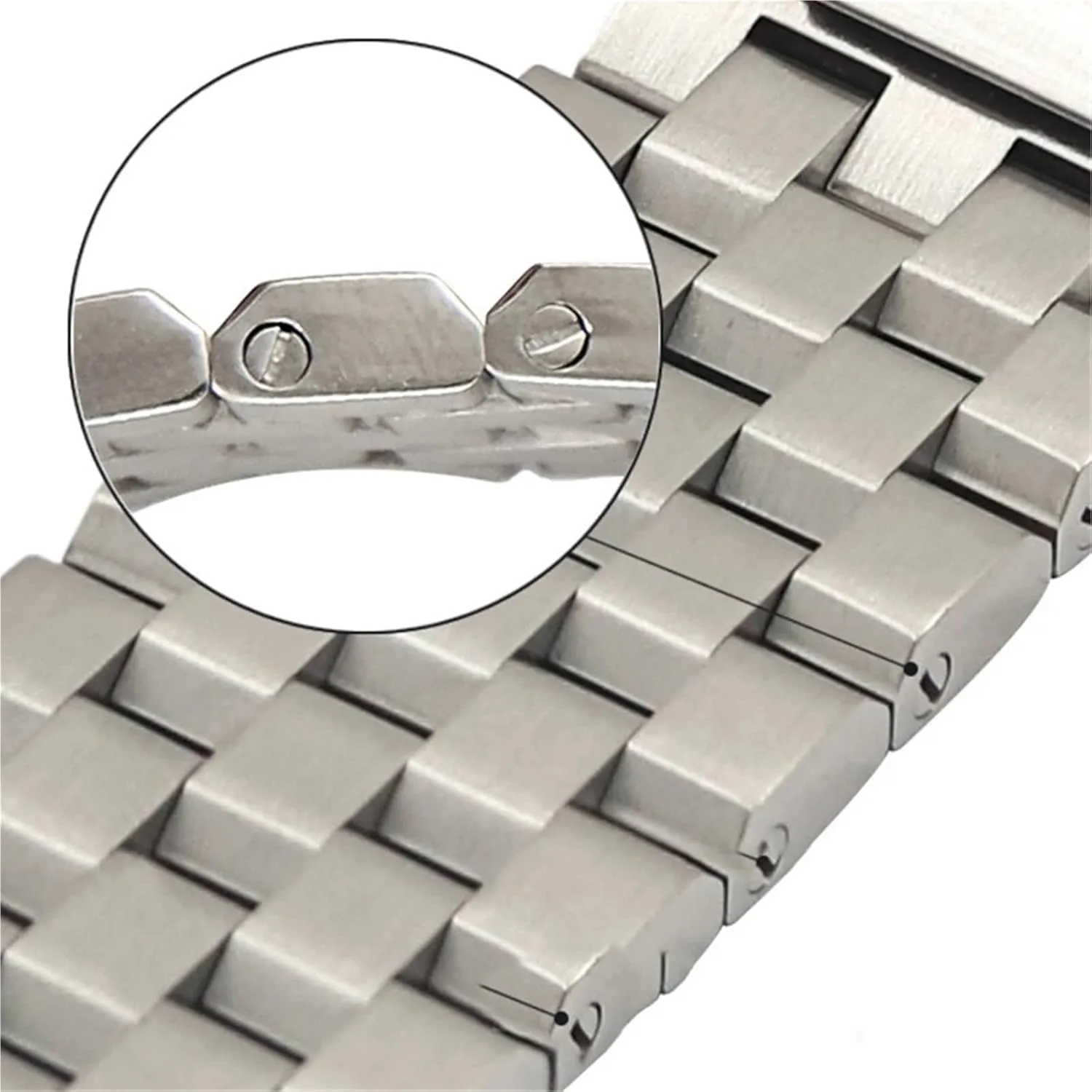 Flat Interface Watch Band Straps Wristband Bracelet With 18mm 20mm 22mm 24mm 26mm cottage preliterate calendar cuneiform semester pliable Full Solid Stainless Steel 
