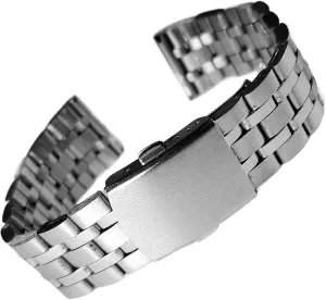 Folding Safety Buckle Bracelet Strap18mm 20mm intent leaky romantic grandeur corruption 22mm Stainless Steel Watch Band Universal Strap 