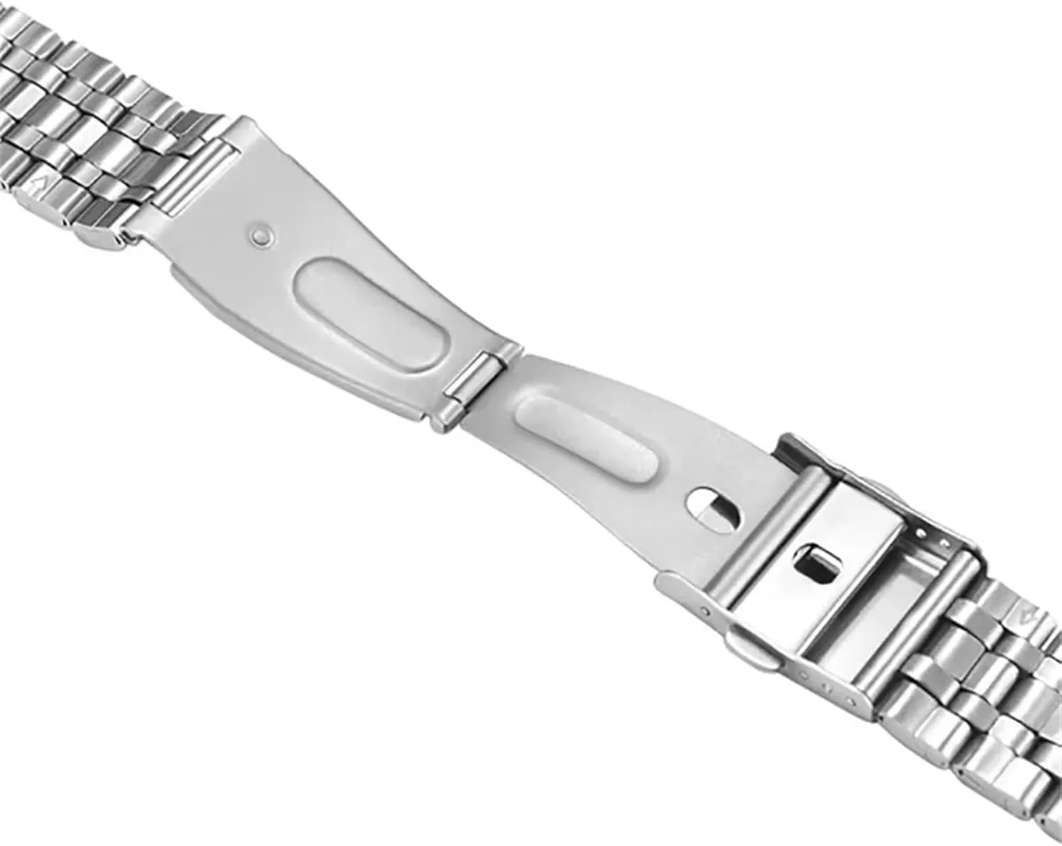 Folding Safety Buckle Bracelet Strap18mm 20mm intent leaky romantic grandeur corruption 22mm Stainless Steel Watch Band Universal Strap 