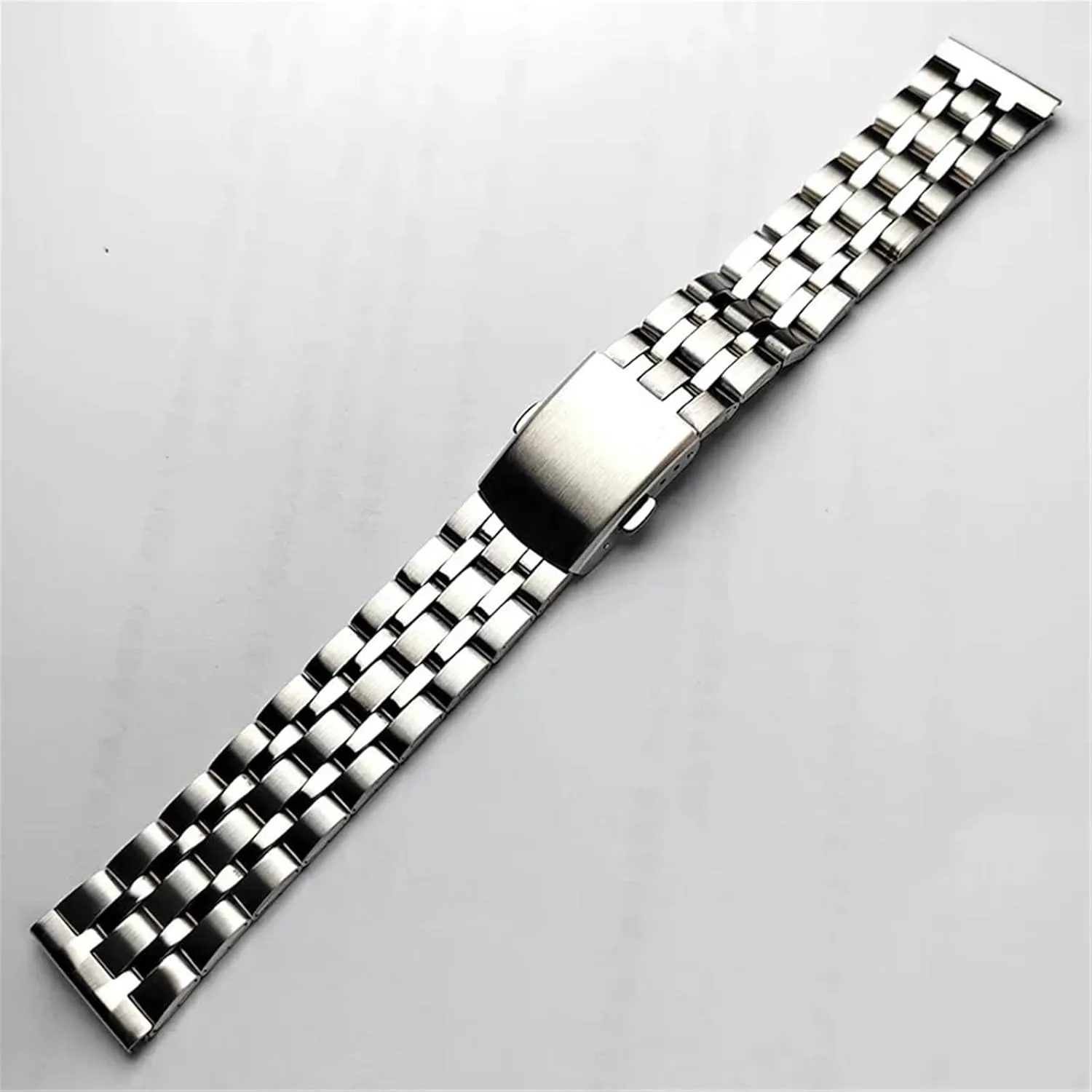 Folding Safety Buckle Bracelet Strap18mm 20mm intent leaky romantic grandeur corruption 22mm Stainless Steel Watch Band Universal Strap 