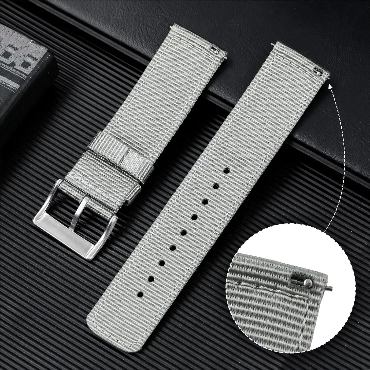 For Casual Watchband daytime Sport Bracelet Replace Nylon Watch Band 20mm 22mm Strap 