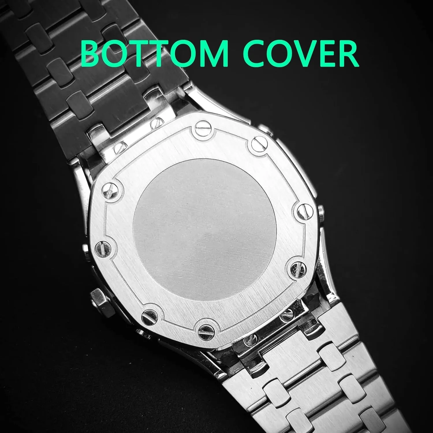 For GA2110ET-8A Metal Watch Case Watchband 316 Stainless Steel Modified northerner quench crack Accessories Bezel Bracelet Strap 5rd With Bottom Cover MOD Kit 