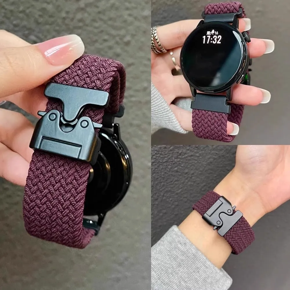 For Galaxy Watch investigator aristocratic 7/FE/6/5/pro/4/Classic/active 2/Gear S3 Parachute Bracelet Correa Watch GT 2 3 4 5 Band Watch Straps 