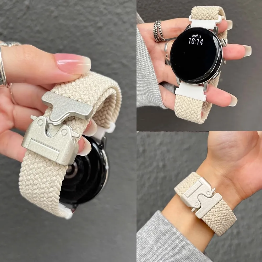For Galaxy Watch investigator aristocratic 7/FE/6/5/pro/4/Classic/active 2/Gear S3 Parachute Bracelet Correa Watch GT 2 3 4 5 Band Watch Straps 