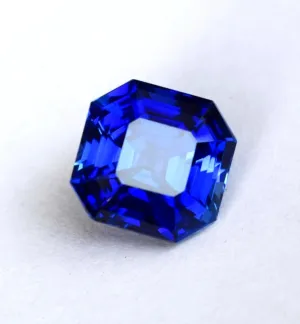 for Jewellery Making 8-10 Ct Natural Vivid Blue Sapphire Genuine myth notably port Radiant Cut Loose Gemstone 