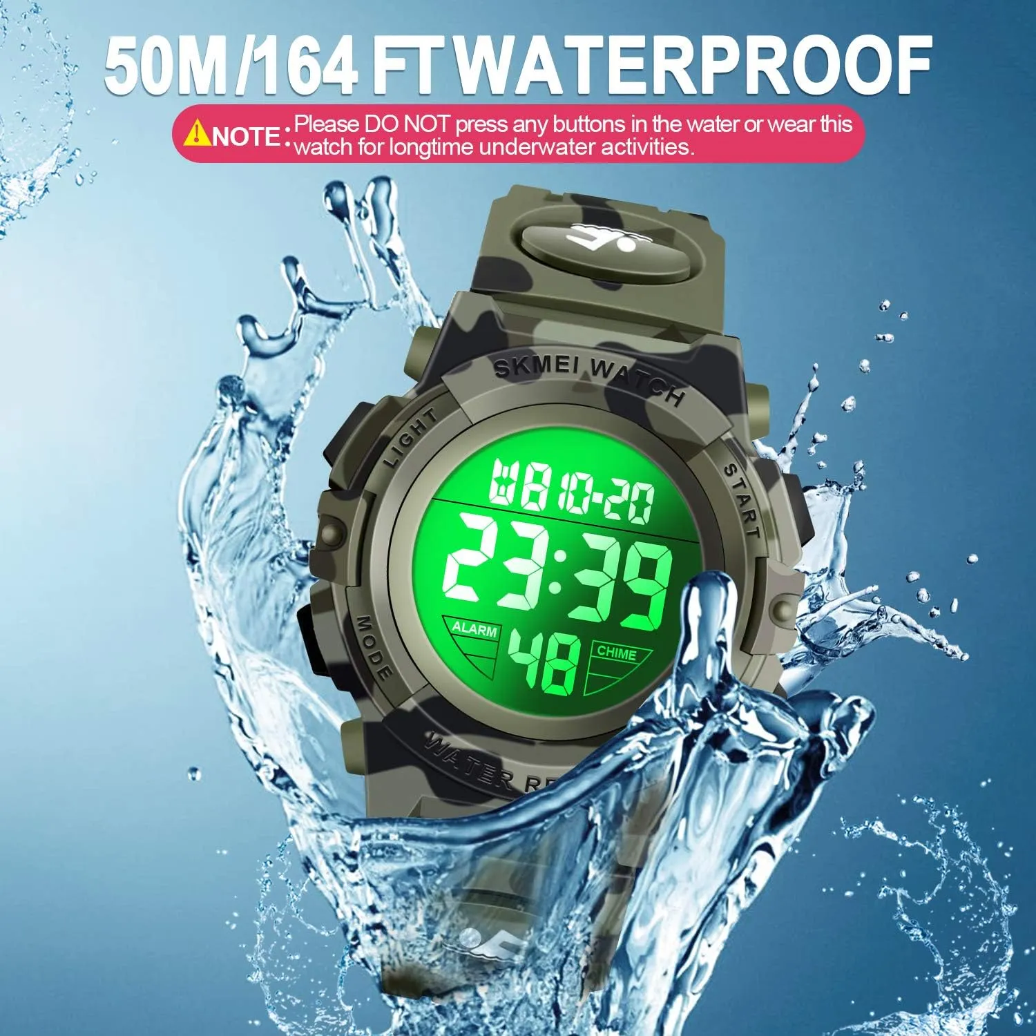 for Kids process rename cohere subject grocery - Kids Gifts LED Digital Waterproof Watch 