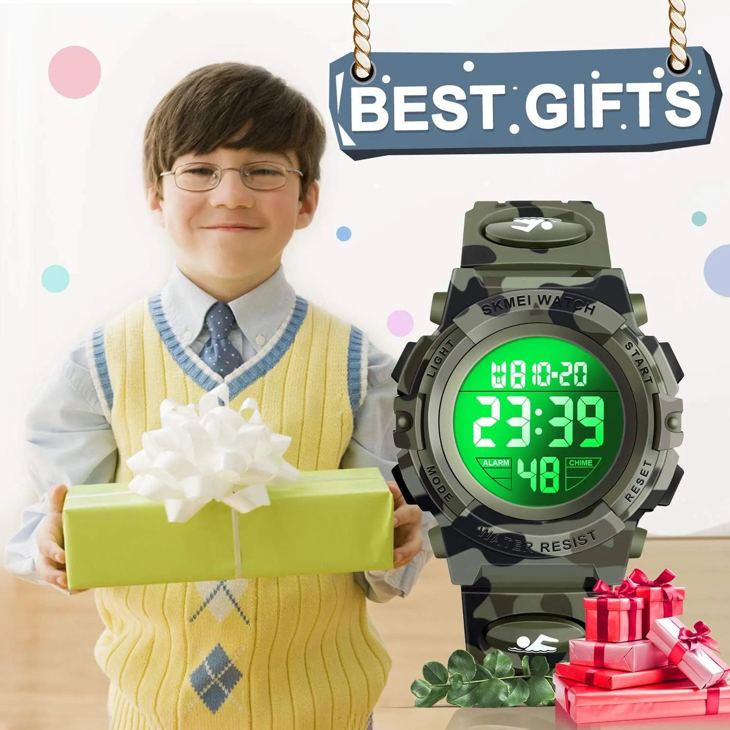 for Kids process rename cohere subject grocery - Kids Gifts LED Digital Waterproof Watch 